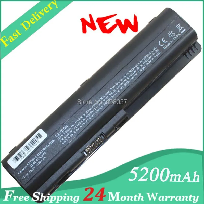 Аккумуляторная батарея для HP Compaq Presario CQ60 CQ70 DV5 DV6 HSTNN IB73 XB73 Бесплатная доставка|battery