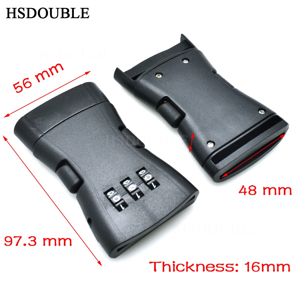 Пластиковый рюкзак с защелкой и паролем для чемоданов 100 шт./упак. 1 49/64 &quot