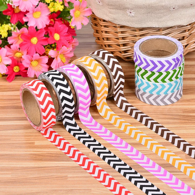 (9 Colors Can Chose)Children Handmade Cute Waves Photos Decor Props 4m Cloth Tape for Scrapbook Frame Photo Album | Дом и сад