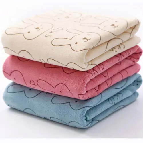 

Hot Cute Rabbit Infant Children Towel Rabbit Cotton Baby Towels Washcloth Bathing Face Towel Soft Swimming Absorbent Drying