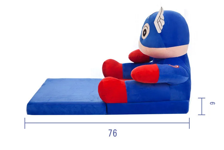 Детский складывающийся диван с наполнителем, детское кресло, мягкая подушка, подарок на день рождения, ленивое сиденье со спинкой для мальчиков и девочек