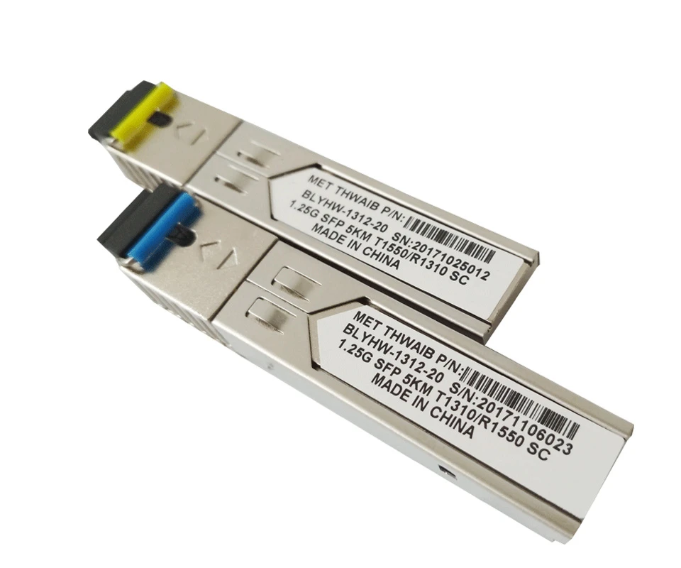 SC коннектор gigabit 5 км DDM BIDI mini gbic sfp модуль 1 25G Otdr оптический tranceiver|Оптоволоконное