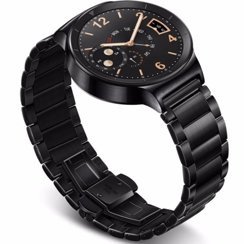 Нержавеющая сталь ссылка Браслет Смарт часы ремешок для huawei Watch Band оригинальный