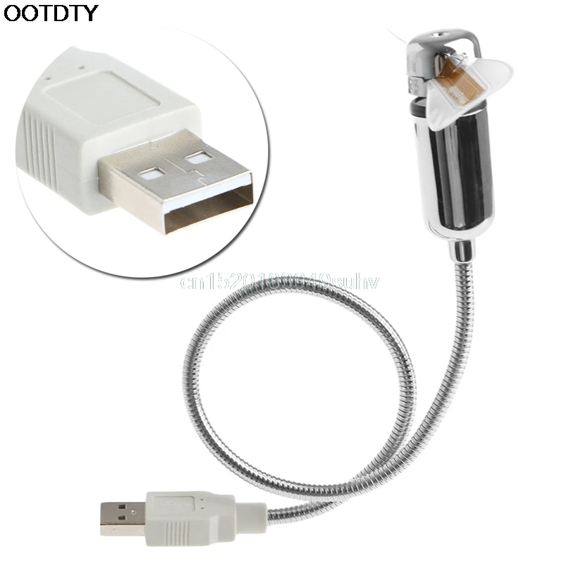 DIY гибкий гусиный шейный программируемый вентилятор USB светодиодный мини RGB