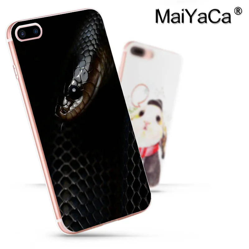 Чехол для телефона MaiYaCa с животным змеиным или крокодиловым узором iphone SE 2020 11 pro 8 7