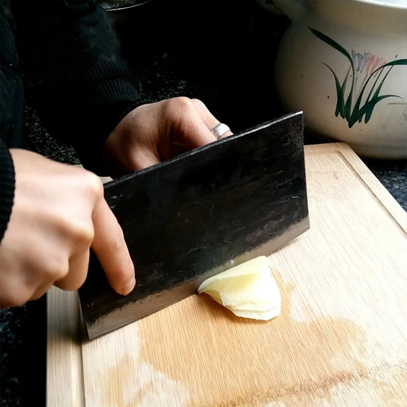 1 шт. кухонный нож ручной работы из марганцевой стали|Кухонные ножи| |