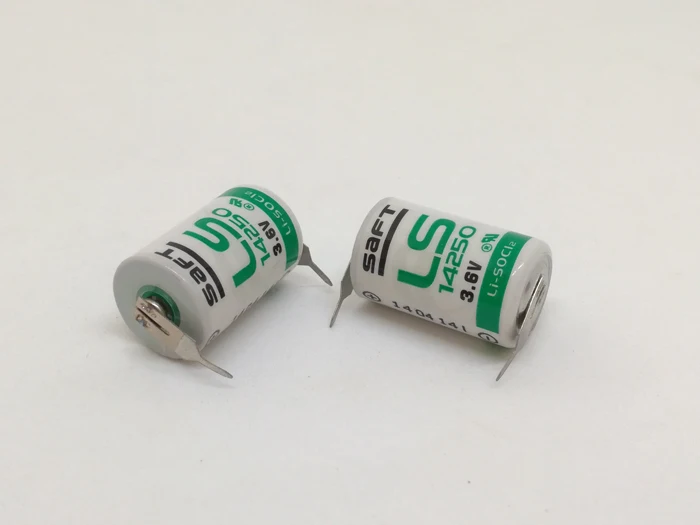 4 шт./лот новый оригинальный аккумулятор SAFT LS14250 14250 3 6 В 1250 мАч LiSOCL2 PLC батареи с