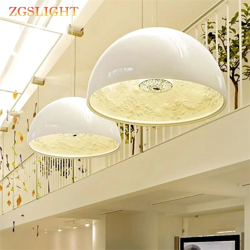 

Modern Italian Designer LED Chandelier Sky Garden Coffee Shop Pendant Lamps Fixture Big Dining Room Resin Lamps Lighting Fixture