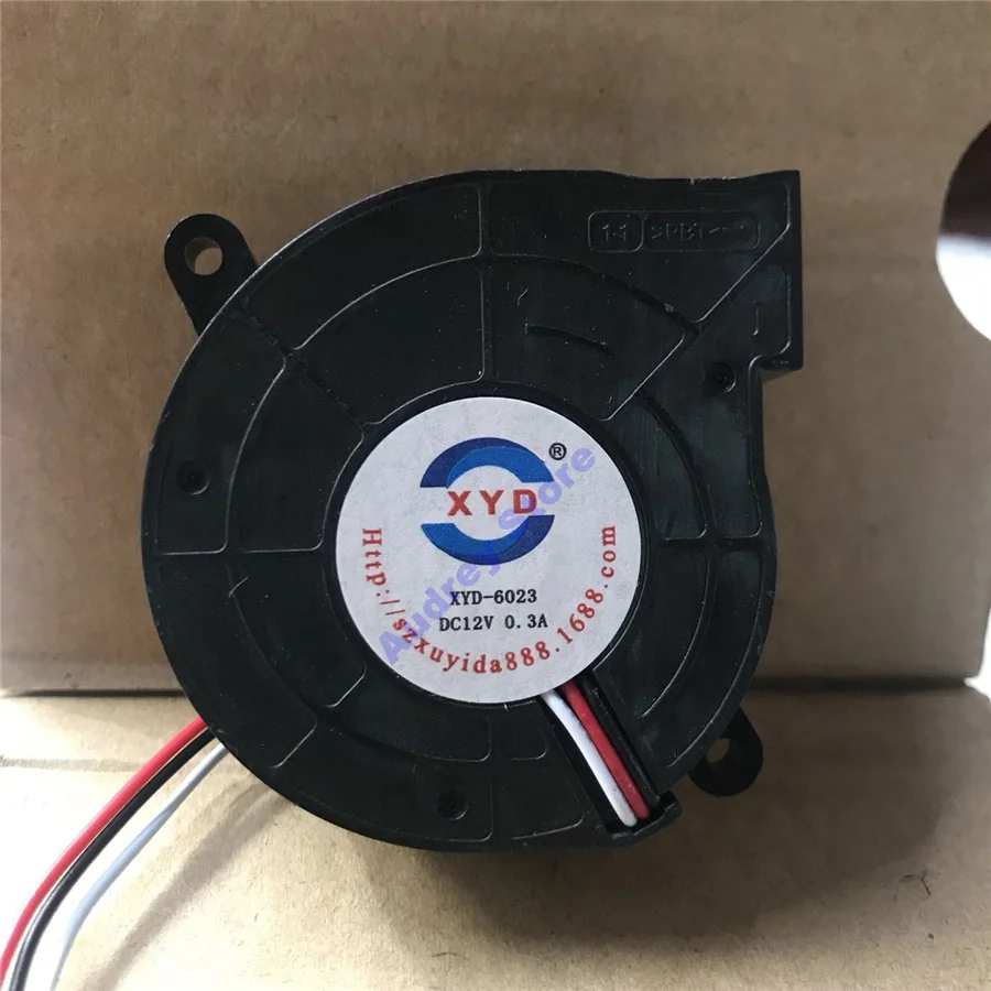 

New original XYD XYD-6023 DC12V 0.3A 3-line projector fan Camera cooling air blower