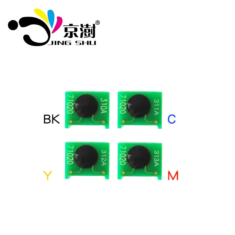 5set compatible toner cartridge chip crg329 729 for Canon lbp7010c lbp7018c lbp 7010c 7018c 7010 7018 reset powder refill chips |