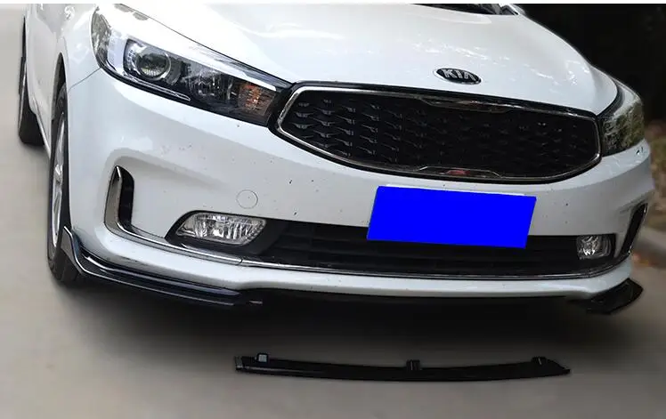 Для Kia Форте тела комплект спойлер- для Kia Форте K3 ABS задний спойлер переднего бампера Диффузор защитные бамперы