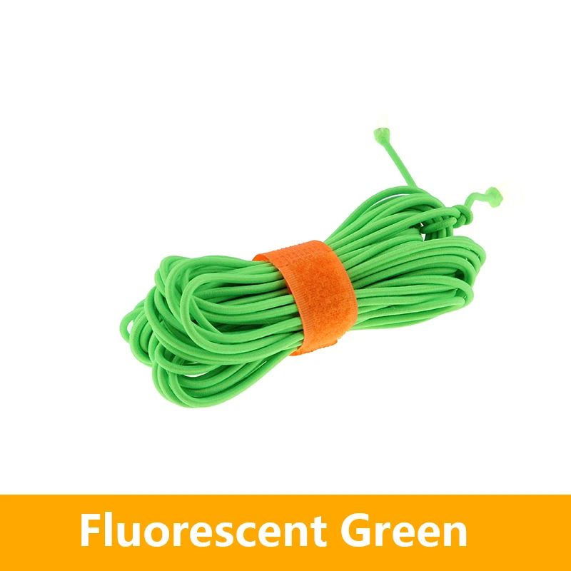 Fluorescent Green 10meters diameter about 2.8mm colorful high elastic rubber rope string - Цвет: Fluorescent Green