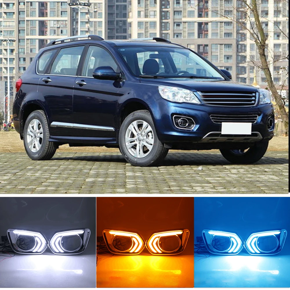 CAPQX 1 пара для Hover Haval H6 2011 2016 передний бампер противотуманная фара рамка со