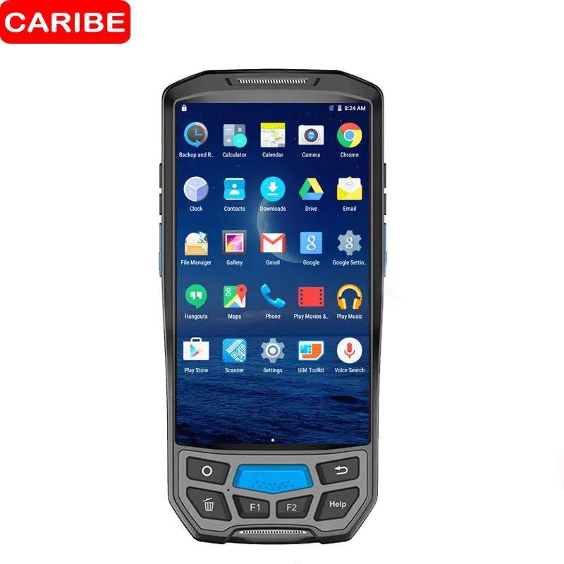 CARIBE портативный 1D 2D сканер штрих-кода КПК на базе Android беспроводной терминал