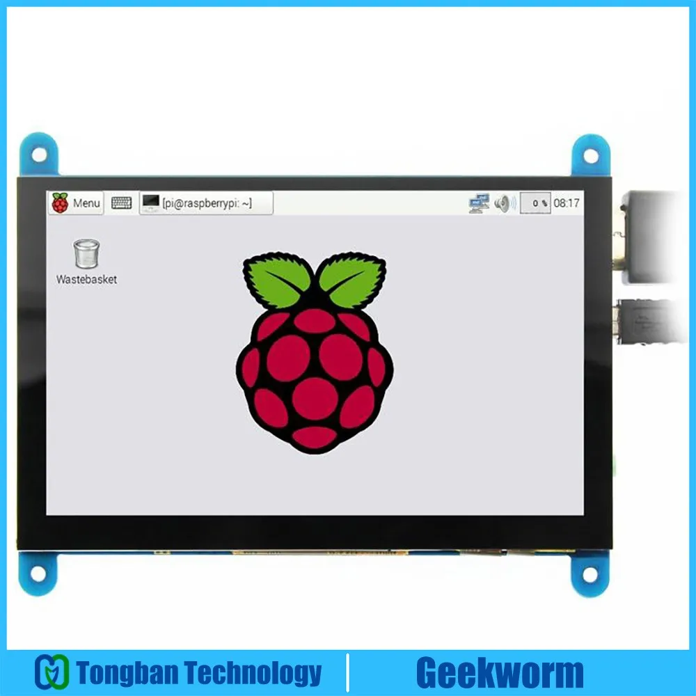 Raspberry Pi 3 Model B + 5 дюймов 800x480 HDMI Сенсорный емкостный ЖК-экран монитор для PC Xbox360 PS4 |