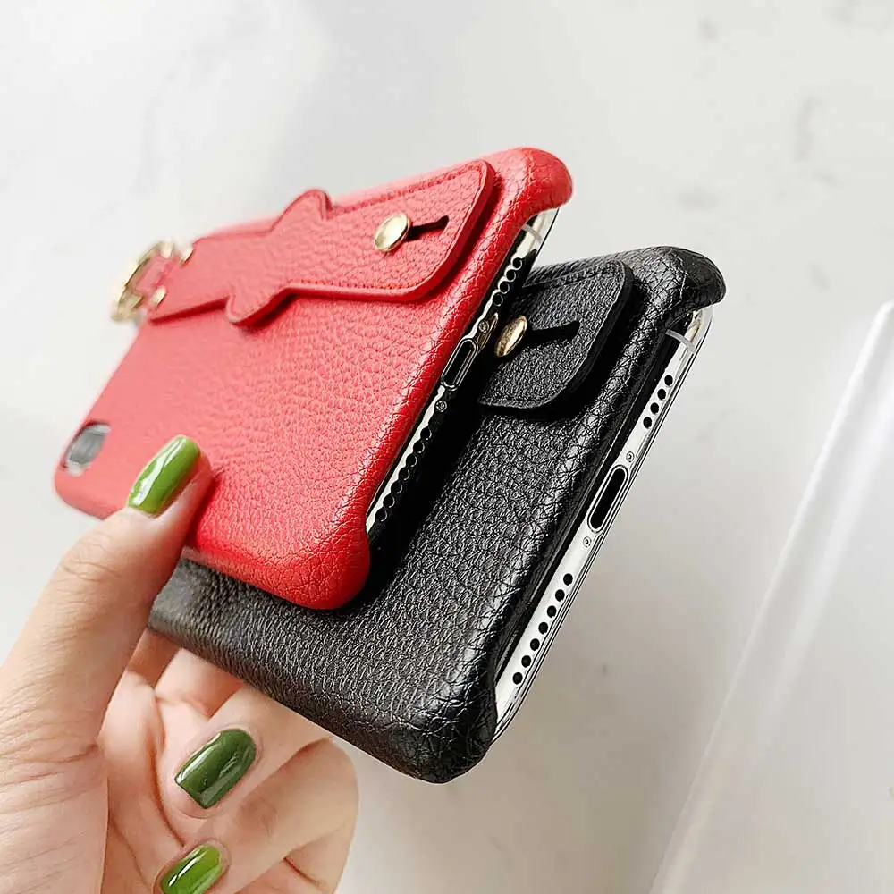 Роскошный чехол для телефона из искусственной кожи Boucho iphone Xs max XR X 6 6s 7 8 plus с