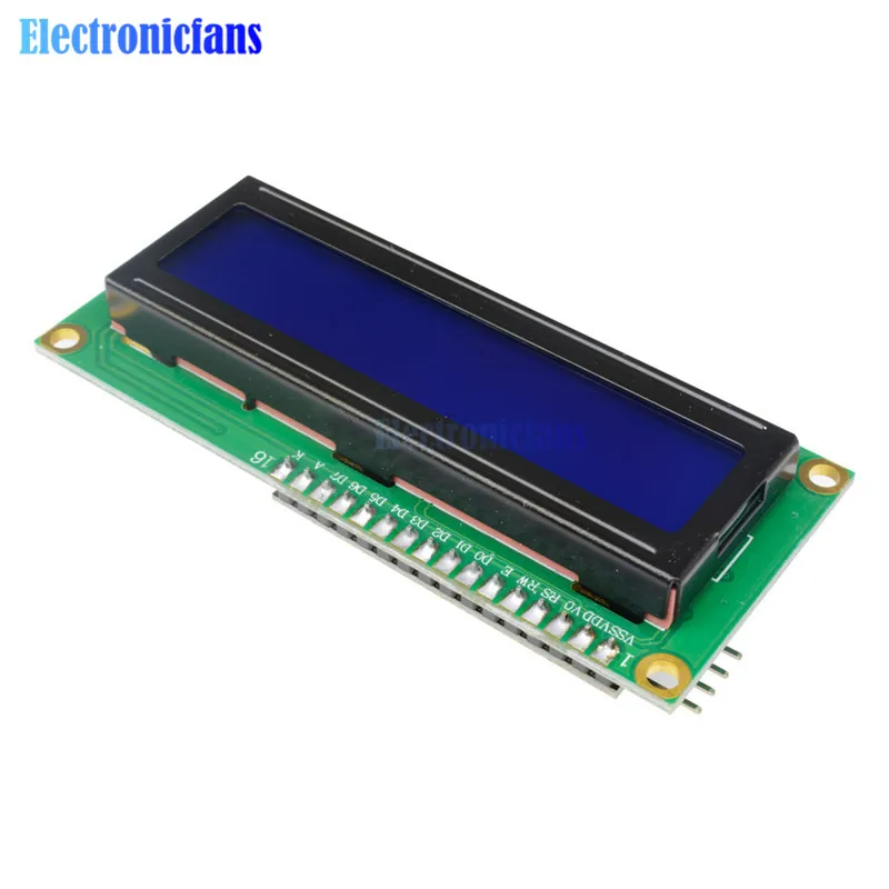 Модуль ЖКД синий зеленый Экран IIC I2C Интерфейс 1602 16*2 ЖК-дисплей 5 V для arduino 1602 ЖК-дисплей UNO R3 Mega2560 ЖК-дисплей 1602 адаптер пластины