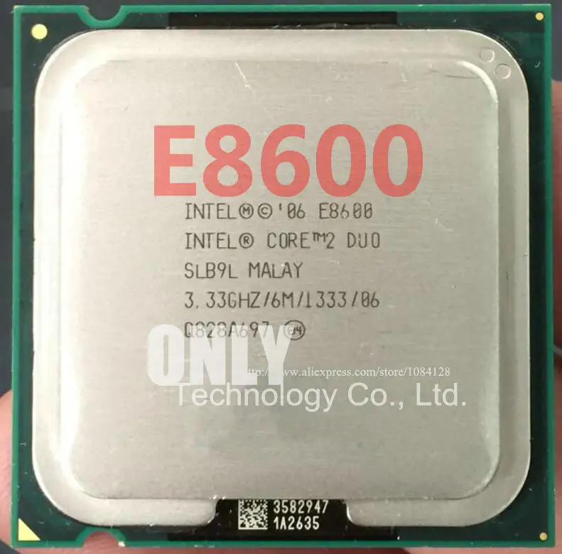 Процессор Intel Core 2 Duo E8600 3 33 ГГц/6 м/1333 ГГц сокет 775 бесплатная доставка|socket 775|cpu
