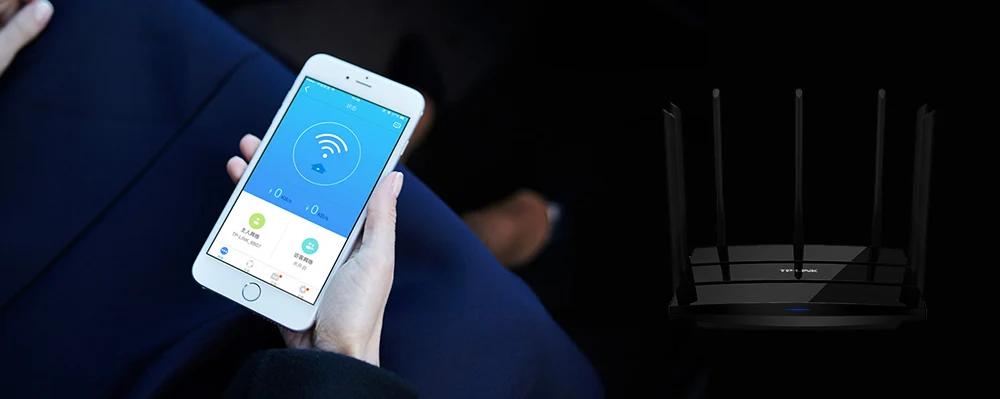 TP LINK WDR8500 Roteador беспроводной Wifi роутер 2,4G/5 GHz двухдиапазонный гигабитный 2200 Мбит/с TP-Link TL-WDR8500 Wi-Fi ретранслятор 7 антенн