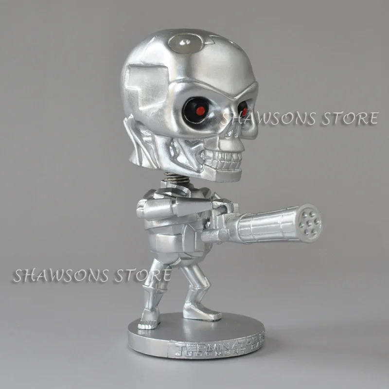 Терминатор игрушки " Bobblehead Nodder фигурка качающаяся голова Скелет кукла украшение автомобиля