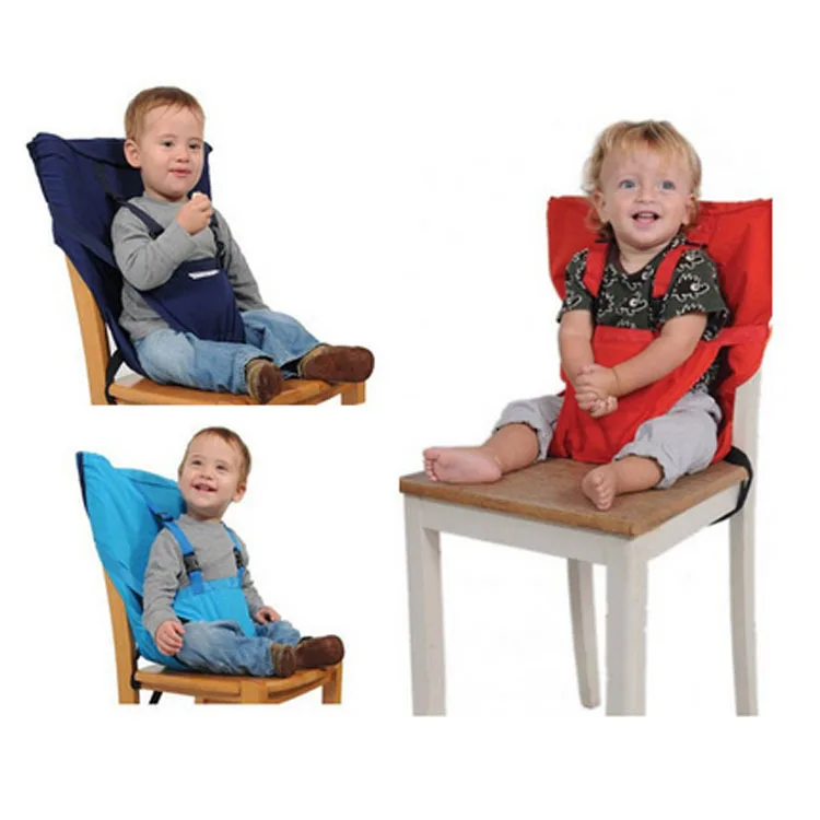 2016 Portable Chair For Babies Seat Dining Lunch Baby Chair Seat Safety Belt Feeding High Chair Harness Cover -- MKD006 PT49