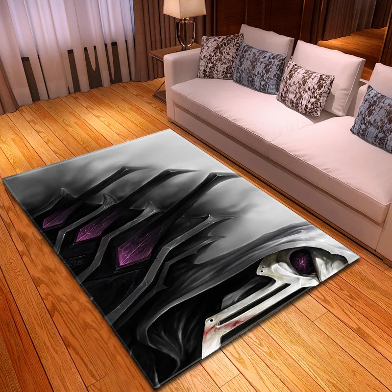 3D коврики с рисунком черепа для гостиной постельное белье большие прямоугольные