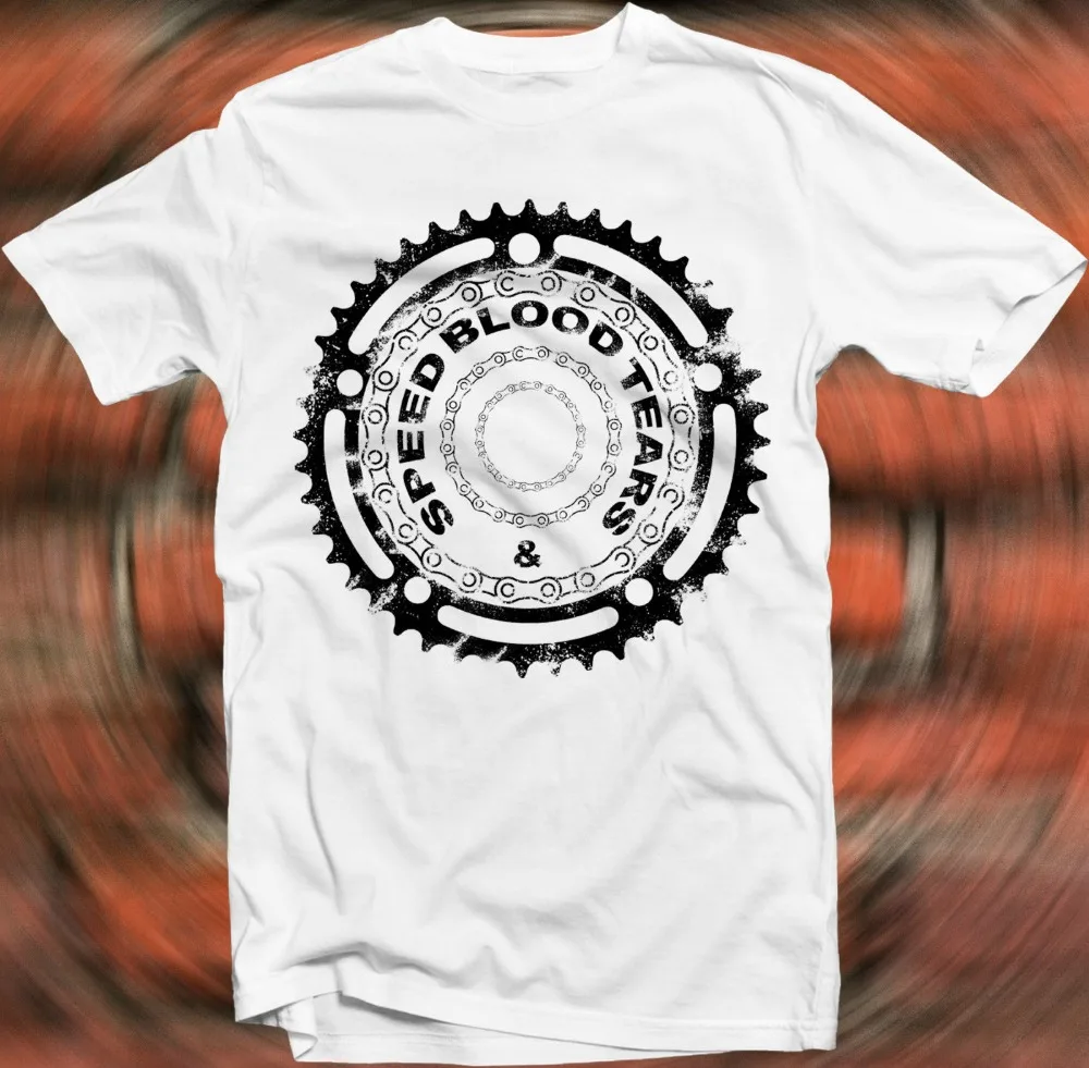 Мужские футболки мода 2019 скорость крови Велоспорт горный велосипед мотор BMX