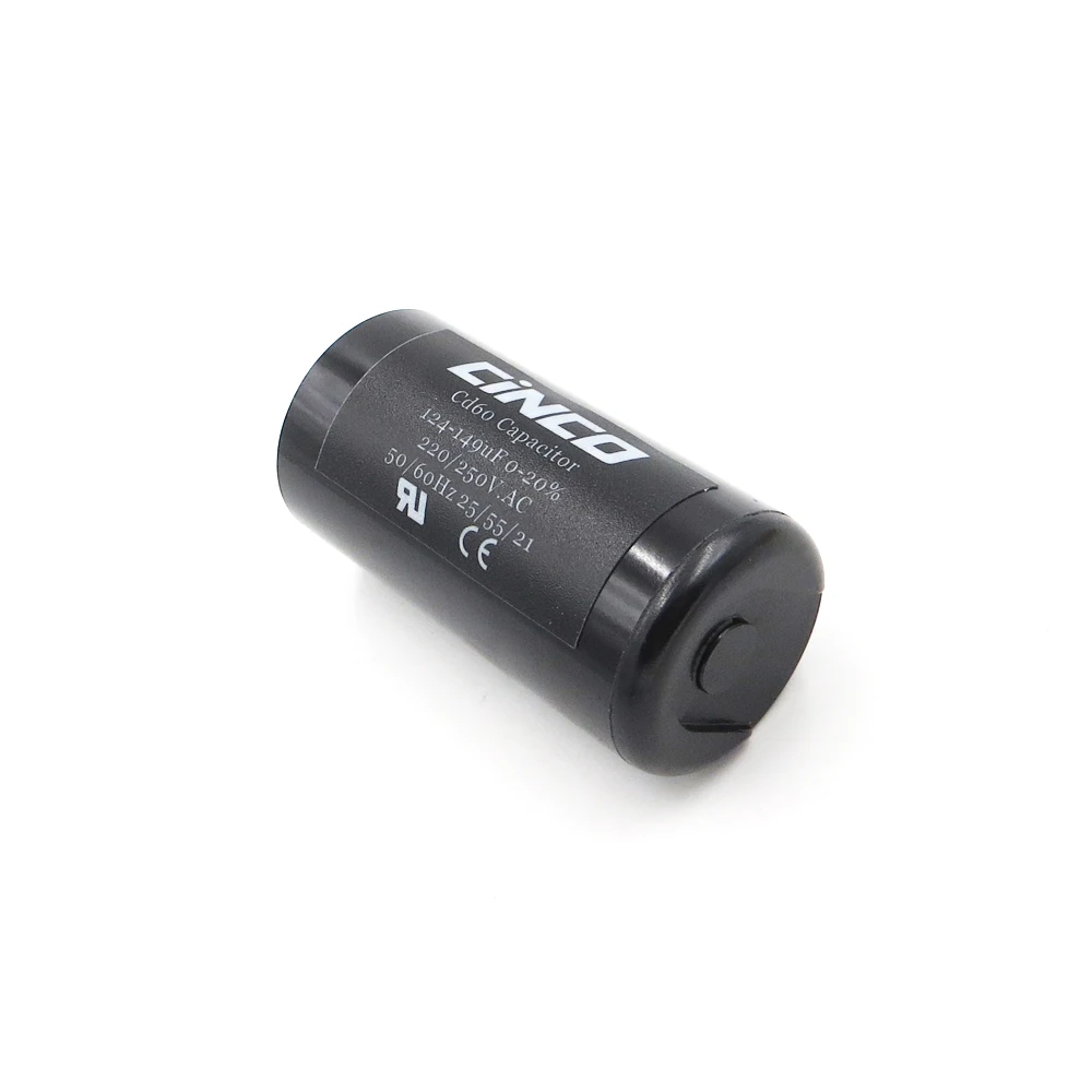 124-149MFD 220V 250V 275V CD60 пусковые конденсаторы двигателя RV запуск ing 124-149 mf uf компрессор