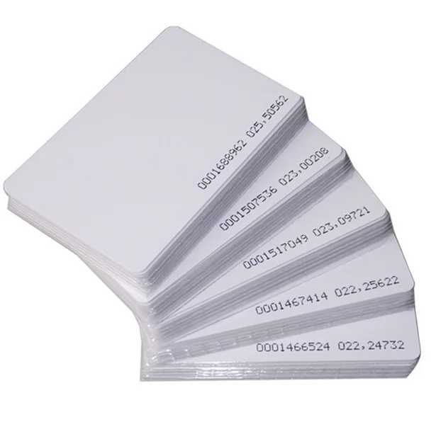 50 шт./лот EM4100 Tk4100 125 кГц контроль доступа брелок-карточка rfid-метка этикетка