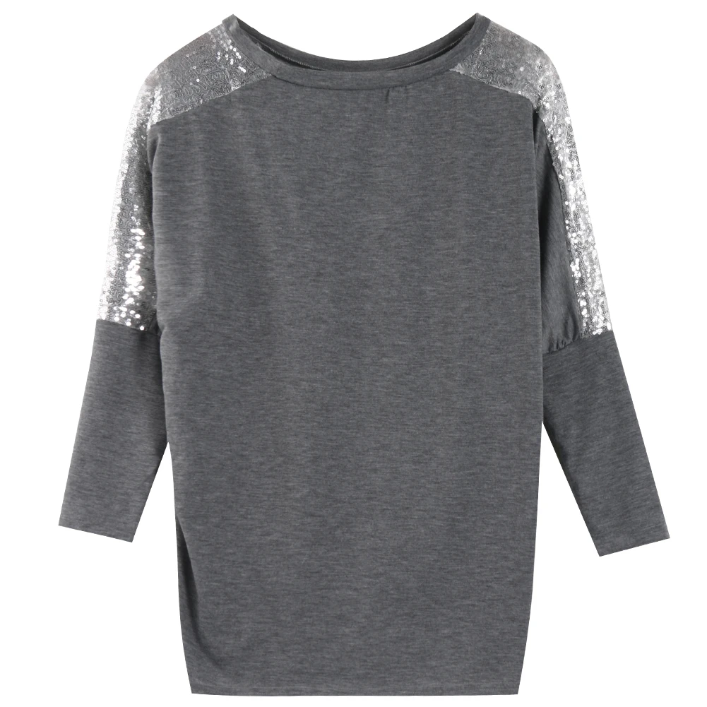 Новое поступление женская блузка свободного покроя с длинным рукавом