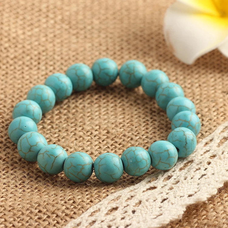 

Charm Bracelets -- 10mm Natural Crystal Bracelets H#1