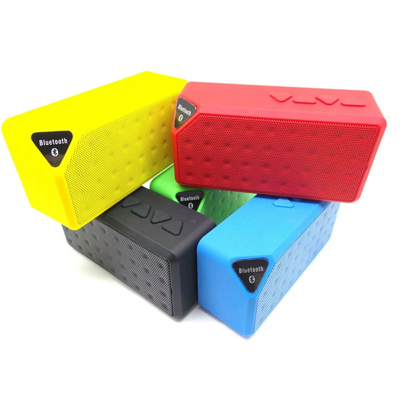Тринидад волк Портативный Bluetooth Динамик Беспроводной X3 fm радиосабвуфер громкий