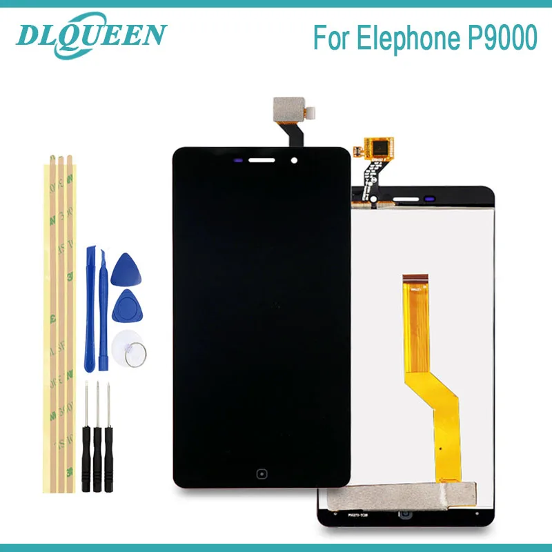 ЖК дисплей DLQUEEN для Elephone P9000 сенсорный экран полный преобразователь запасная
