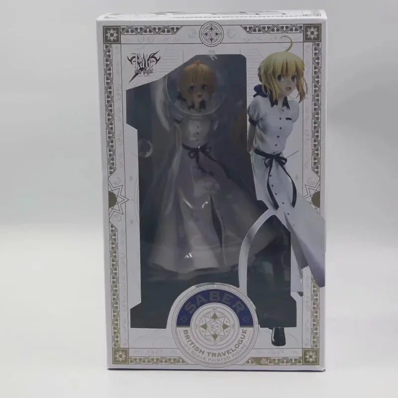 Fate/stay night Saber британская Коллекционная модель Teavelogue Игрушка Аниме ПВХ фигурки