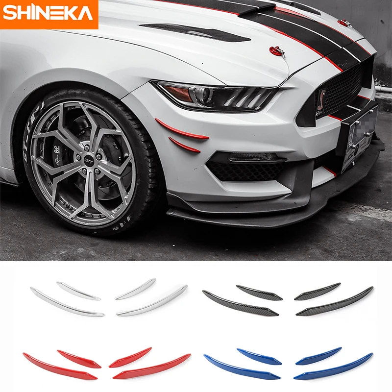 Наклейка SHINEKA для кузова автомобиля из АБС пластика декоративная формовка Ford Mustang