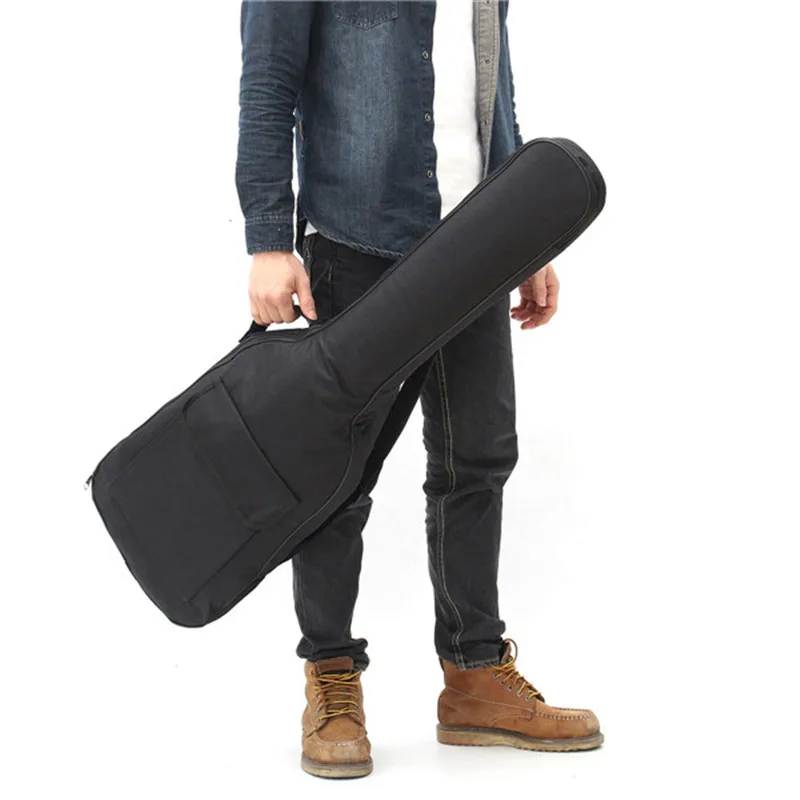 Zebra 102x34x5 см черный двойной ремень электрогитары Gig Bag Guitarra чехол коробка крышка укулеле рюкзак для Acessorios Musicais