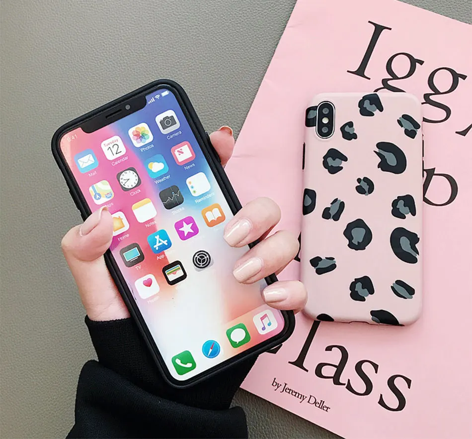 Модный Цветной леопардовый чехол для телефона для iphone XS Max XR X чехол для iphone 6 6s 7 8 plus задняя крышка роскошный мягкий чехол s Capa