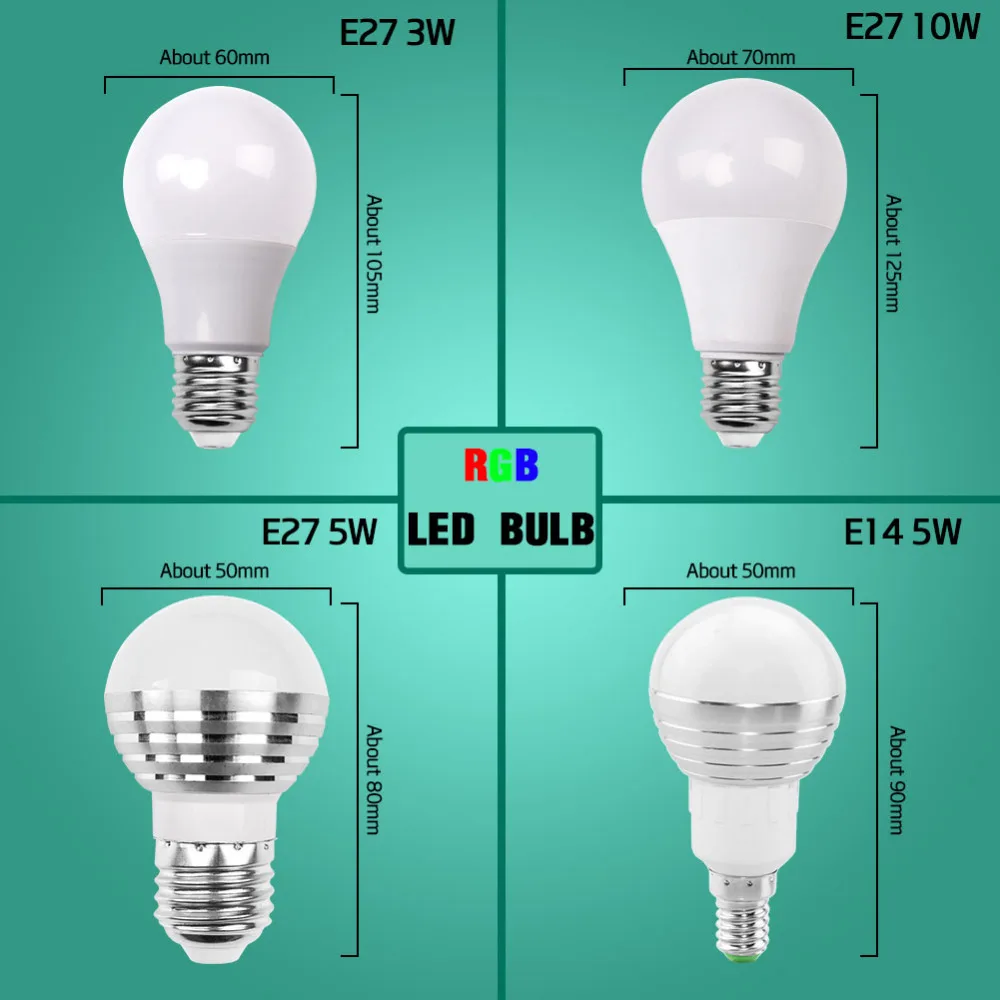 Светодиодный ночник движения Сенсор PIR инфракрасный музыкальная лампа RGB AC 220 V E27