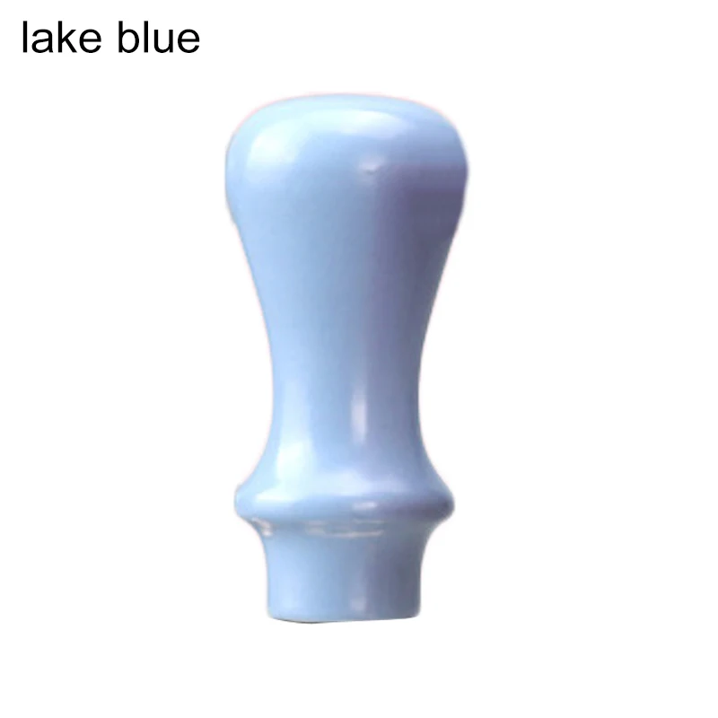 lake blue 1 шт. винтажная деревянная ручка съемная легко установить воск печать штамп аксессуары только с деревянной ручкой 5,5 см 7 цветов - Цвет: lake blue