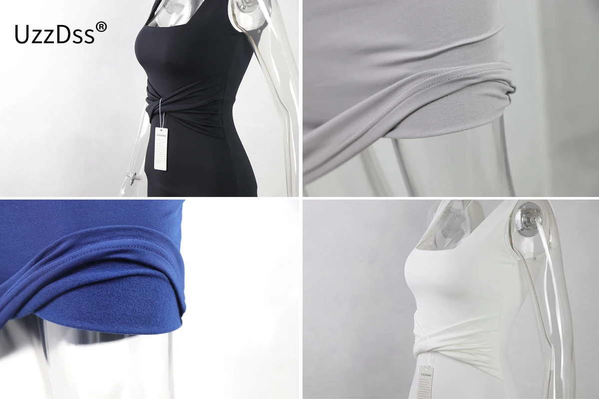 Лето г. Для женщин Сексуальная рукавов Белый Танк Bodycon Платье Criss Cross Смешанный хлопок партии клуба Тонкий Платья для женщин Vestidos Платье черного цвета