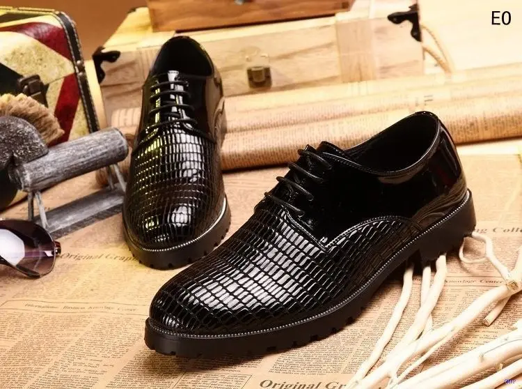Men Litchi Grain Office&ampCareer High Quality Dress Shoes Brand 2014 Flats Lace Up 100% Genuine Leather Mens Business Oxford | Обувь