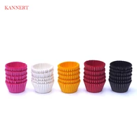 kannert 1000pcs 25x21mm mini colorful paper cake cupcake liner baking muffin box cup case party tray cake mold decorating tools