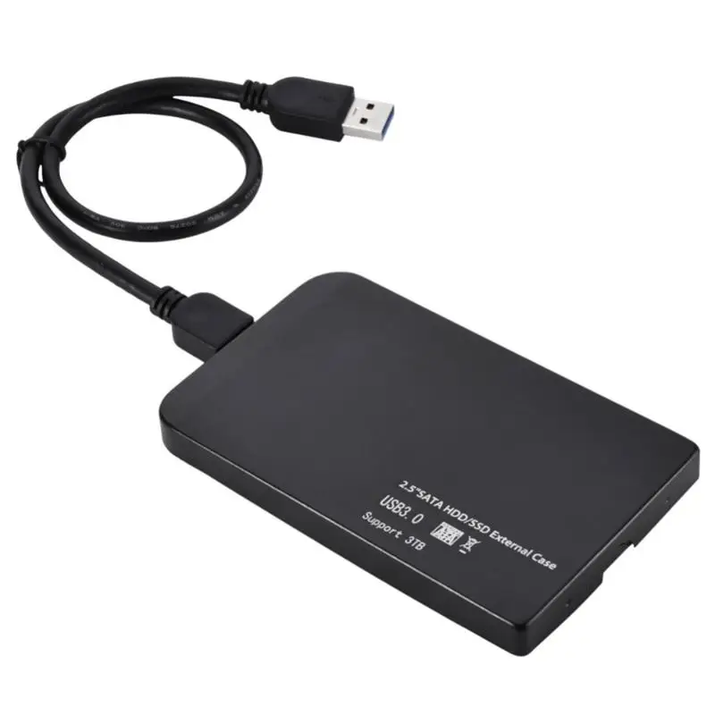 Корпус HDD 2 5 дюйма USB 3 0 Ультра тонкий SATA SSD жесткий диск Док станция корпус Высокая