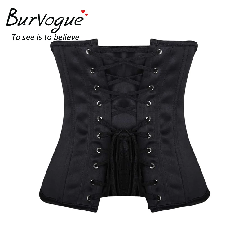 Burvogue женские сексуальные корсеты и бюстье талия Cincher 12 стальных костей для