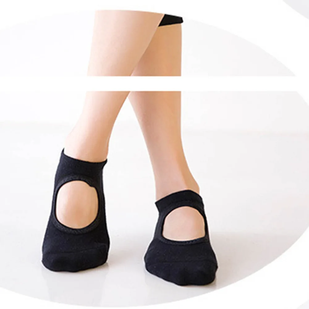 1 пара спортивные носки хорошая гибкость дышащие хлопковые для йоги балла танцев