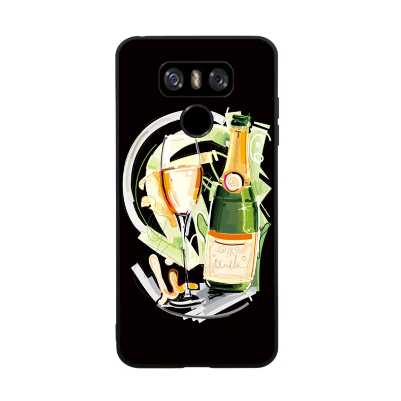 Новый Ясный Чехлы для LG G5 G6 случае все матовый мягкий силиконовый черный задняя