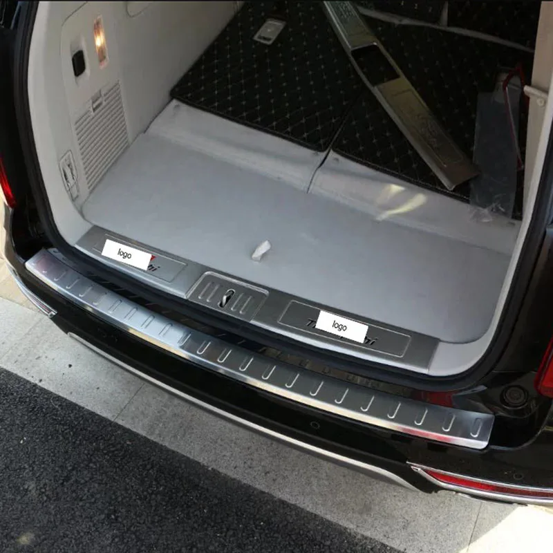 Автомобильный Стайлинг внутренняя ножка заднего бампера из нержавеющей стали