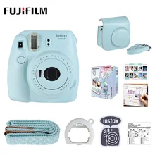 6 вариантов белая пленка для Fuji Instax Мини 9 Фотоаппарат моментальной печати пленочная камера с зеркалом из нержавеющей стали+ 20 Вт, 30 Вт, 60 мгновенный белую пленку Фотобумага+ Камера сумка