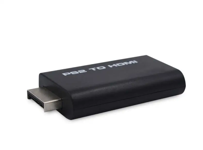 50 шт. портативный преобразователь PS2 в HDMI воспроизведение видео аудио конвертер