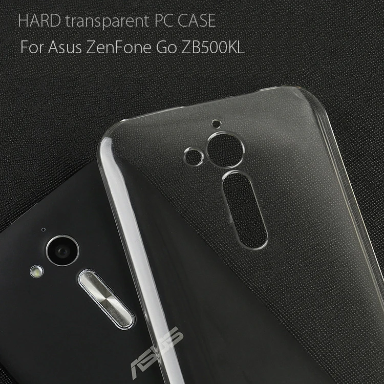 Ultra clear crystal прозрачный Твердый переплет чехол В виде ракушки для Asus Zenfone Go zb500kl |
